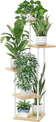 Bamworld metal plant stand 5 - metal,