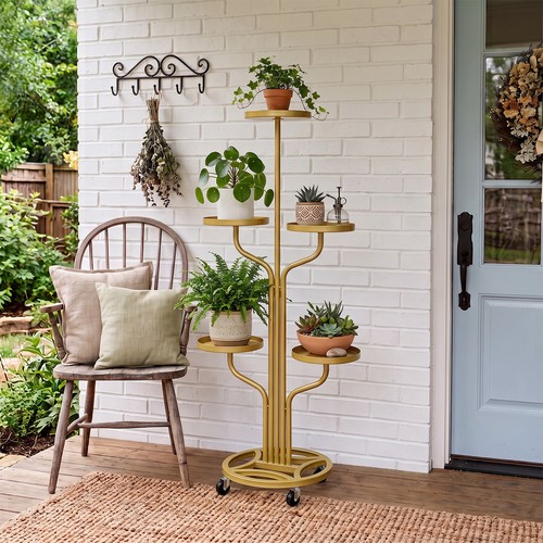 Tree shaped metal - plant, stand
