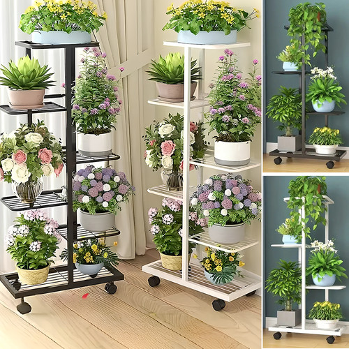 Tiers metal plant stand - tiers,