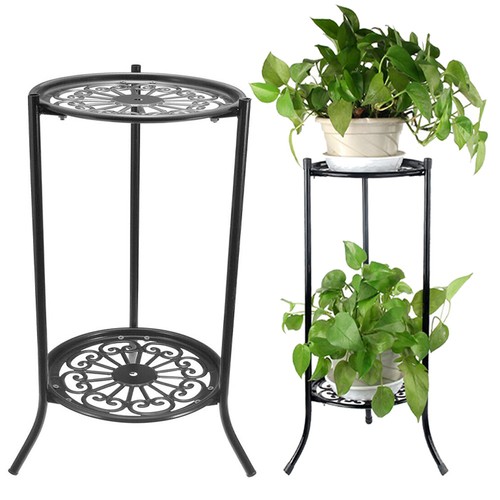 Metal plant stand - plant, tier
