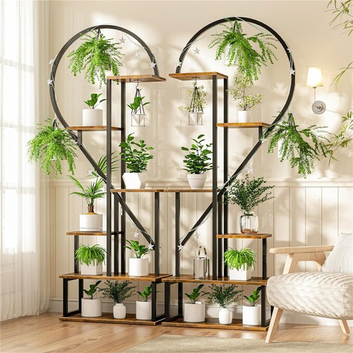 Plant stand half heart - half,