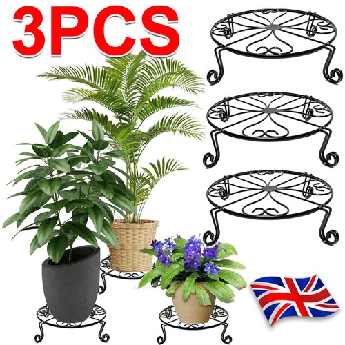 3pcs indoor metal plant stand - metal,