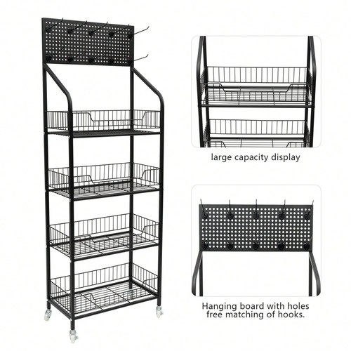 Tier snack display rack - tier,