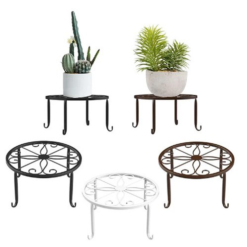 Metal iron flower plant - metal, pot