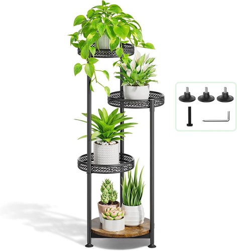 Tier metal plant stands - plant,