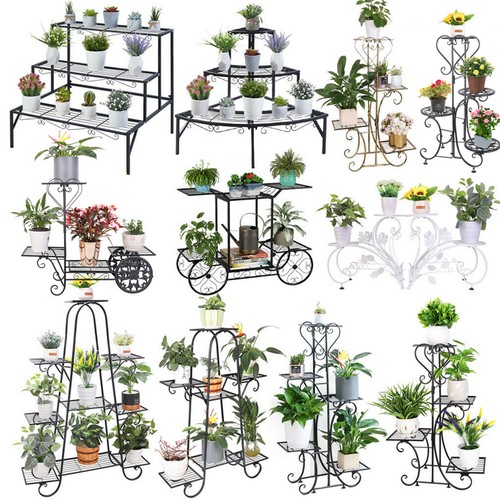 Rustproof metal plant stand - metal,