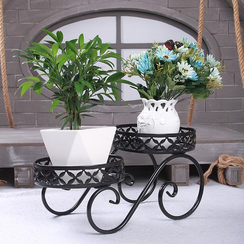 Metal plant pot - pot, tiers