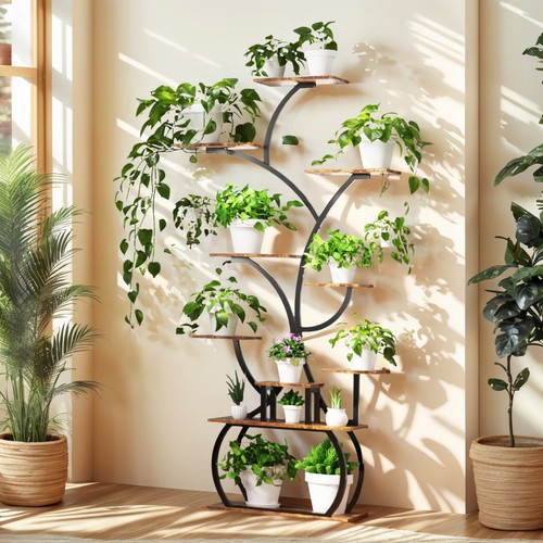 Metal plant stand indoor - plant,