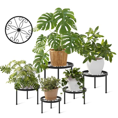 Pack metal plant stands - 5,