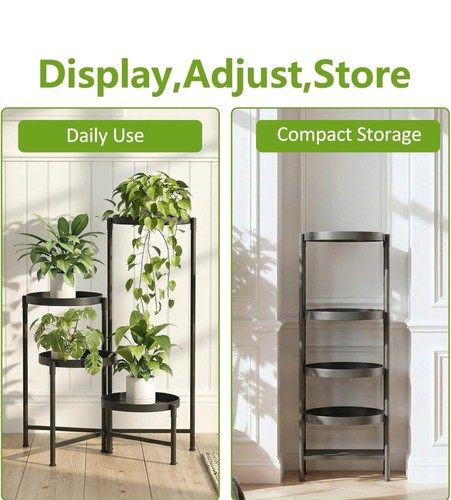 Tiered plant stand metal cm - plant,