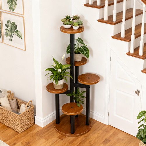 Tiers round plant stand - tiers,